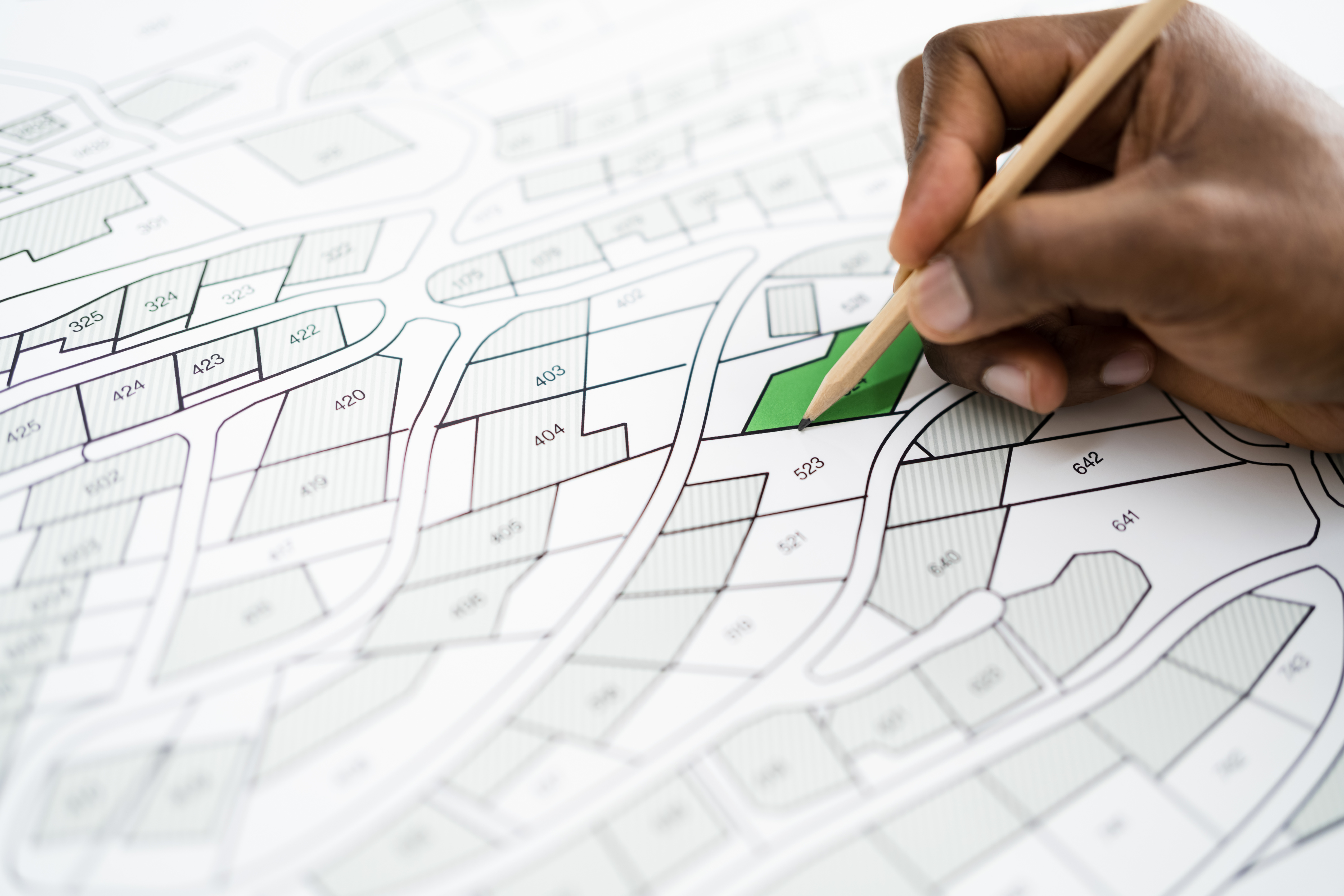 Land Map And Urban Building Project Plan